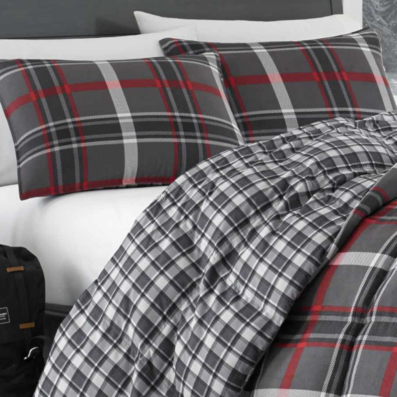 Eddie Bauer Willow Plaid Comforter Set & Reviews Wayfair